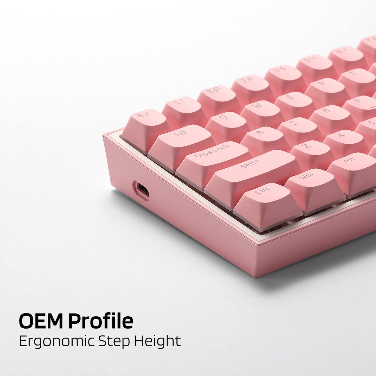 (Only Keycaps) Redragon X LTC 117-Key OEM Profile PBT Double Shot Keycaps