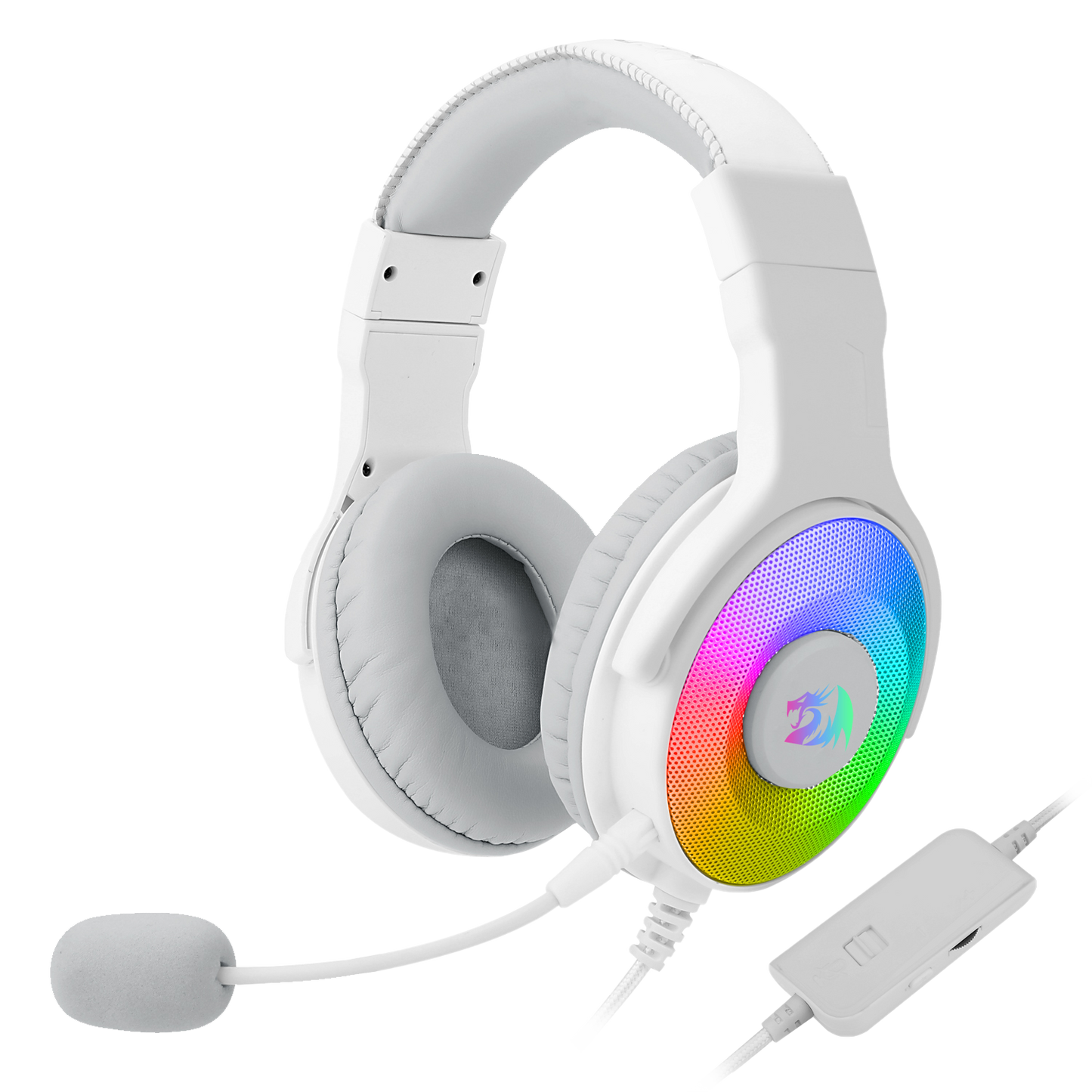 (Open-box) PANDORA H350 White RGB Headset
