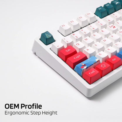(Only Keycaps) Redragon X LTC  PBT 108 Keycaps Set, Thick PBT Keycaps for Mechanical Keyboard (Christmas Limited Edition)