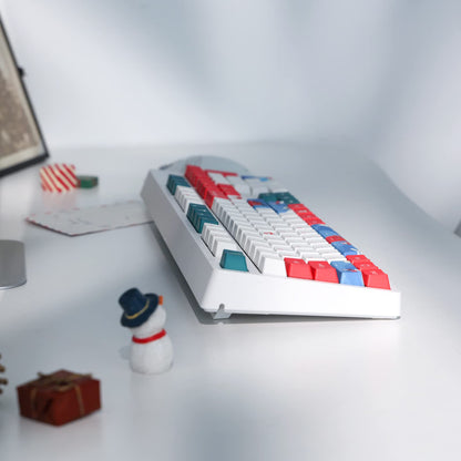 (Only Keycaps) Redragon X LTC  PBT 108 Keycaps Set, Thick PBT Keycaps for Mechanical Keyboard (Christmas Limited Edition)