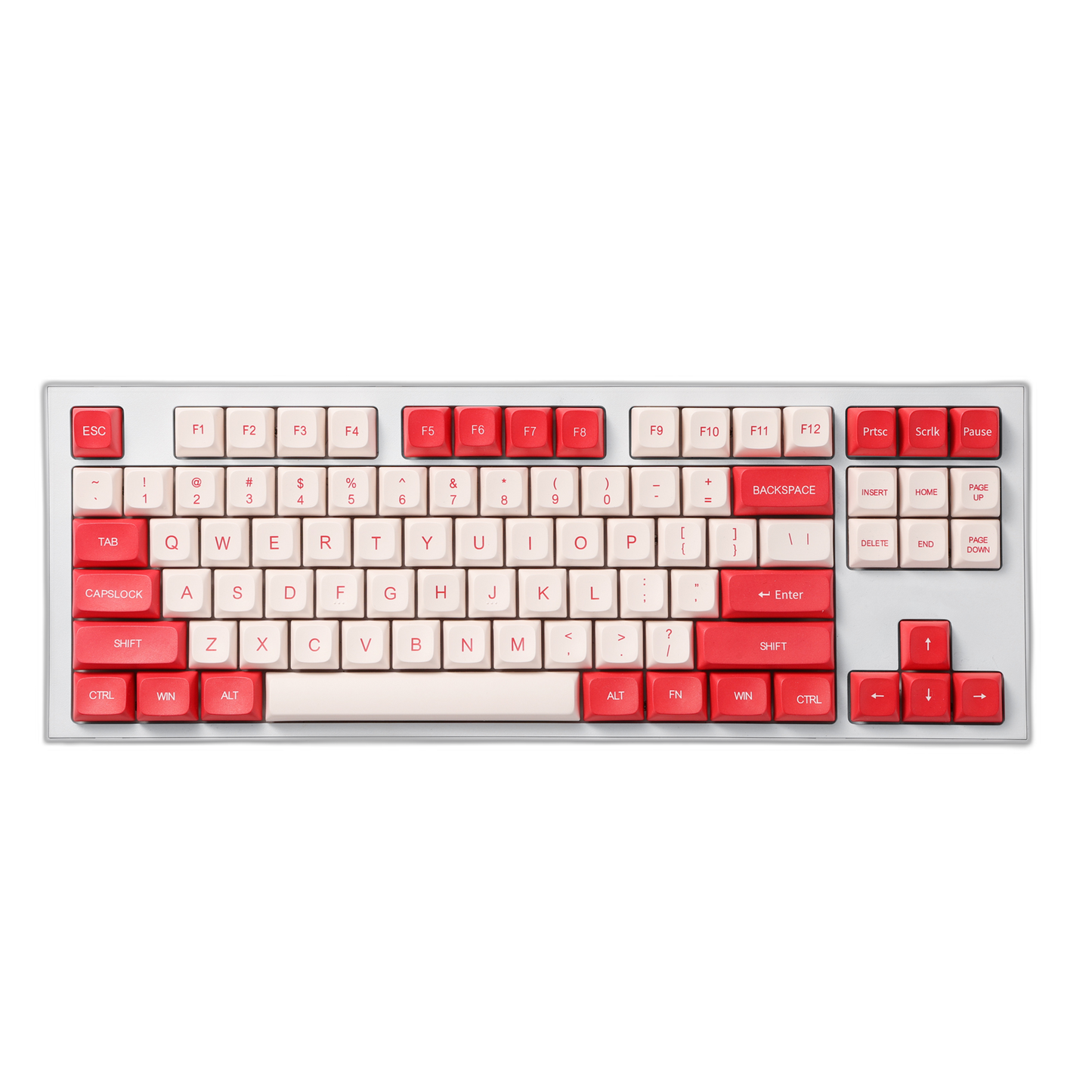 (Only Keycaps) Redragon x LTC PBT Double Shot 112-Key Pudding Keycaps Set, KDA Profile for ANSI Layout 61/68/84/87/98/104 Keys Mechanical Keyboard, with Keycap Puller