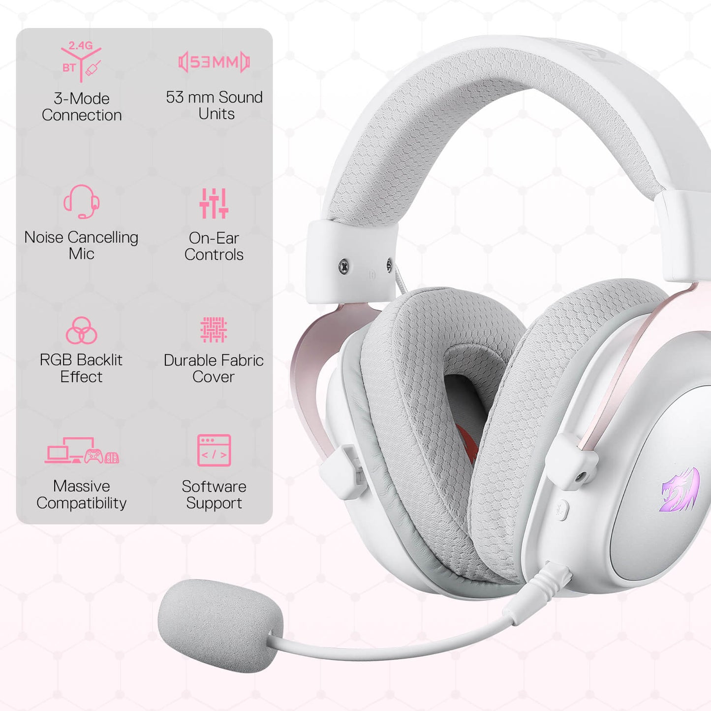 (Open-box) H510 ZEUS-X RGB Wireless Gaming Headset