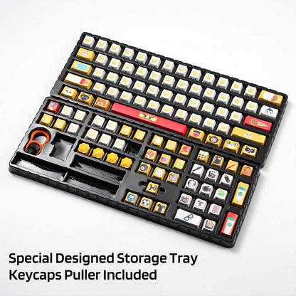 (Only Keycaps) Redragon X LTC 108-Key OEM Profile PBT Double Shot Keycaps