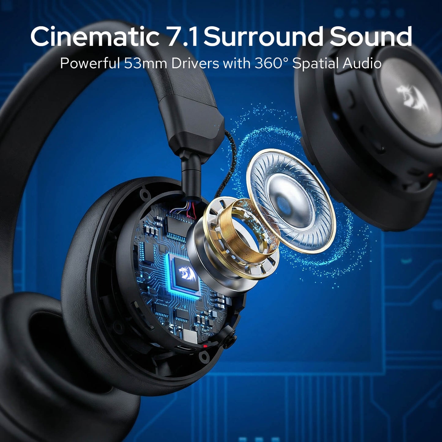 (Open-box) SPECTRA PRO H889 Wireless Gaming Headset