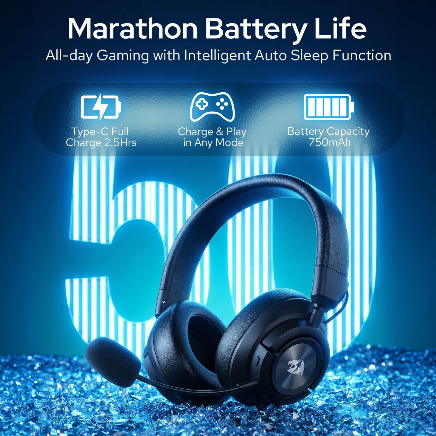 (Open-box) SPECTRA PRO H889 Wireless Gaming Headset