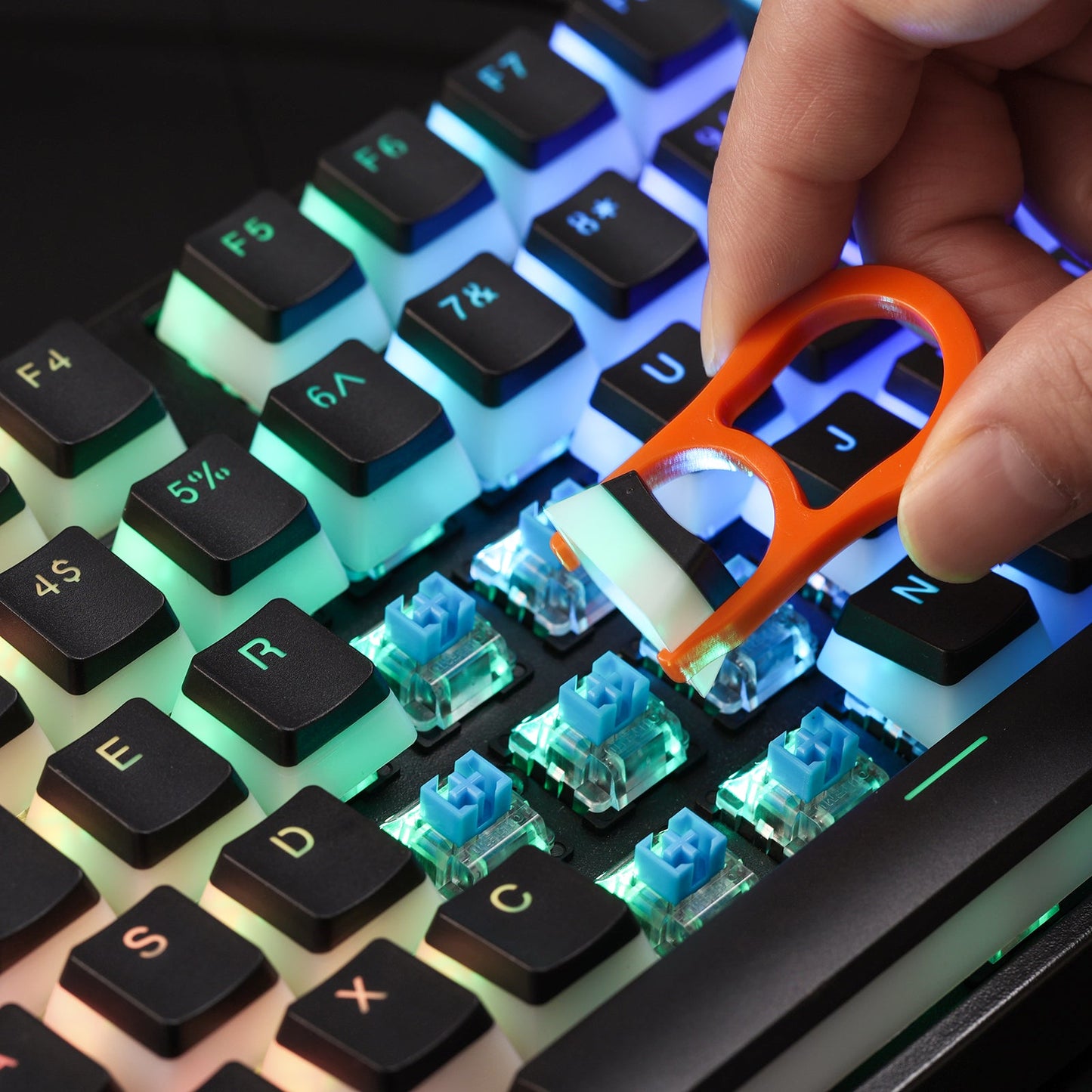 (Only Keycaps) Redragon X LTC PBT Double Shot 108 Pudding Keycaps Set (Ships to US Customers Only)