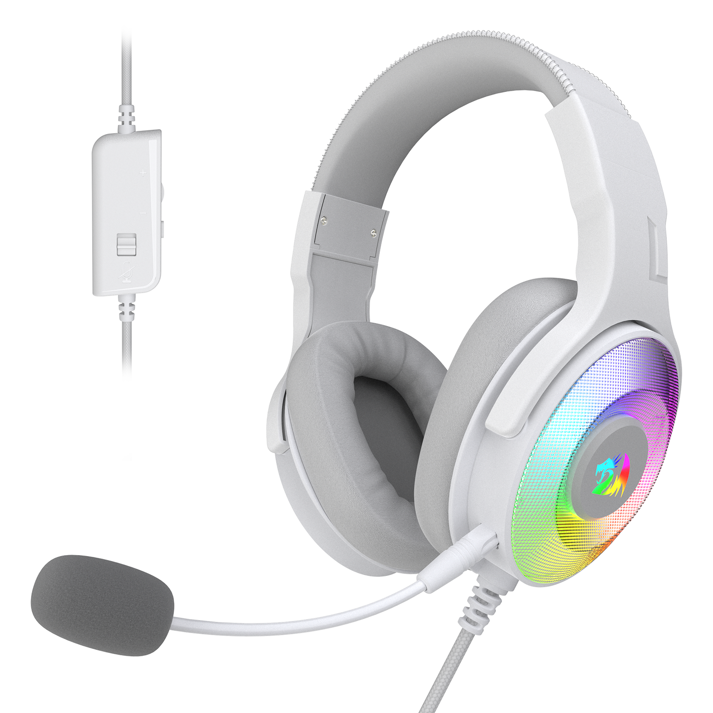 (Open-box) PANDORA H350 White RGB Headset