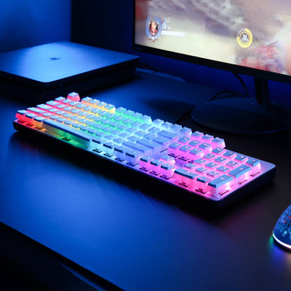 (Only Keycaps) Redragon X LTC PBT Double Shot 108 Pudding Keycaps Set (Ships to US Customers Only)