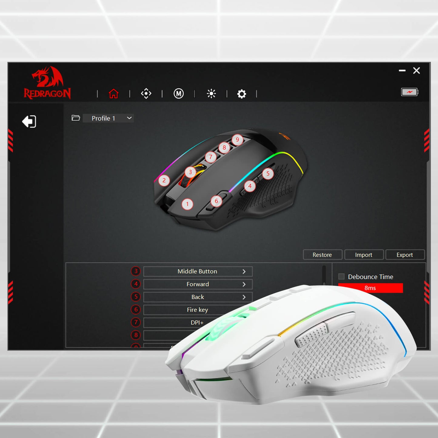 (Open-box) M991 2.4Ghz Wireless FPS Gaming Mouse